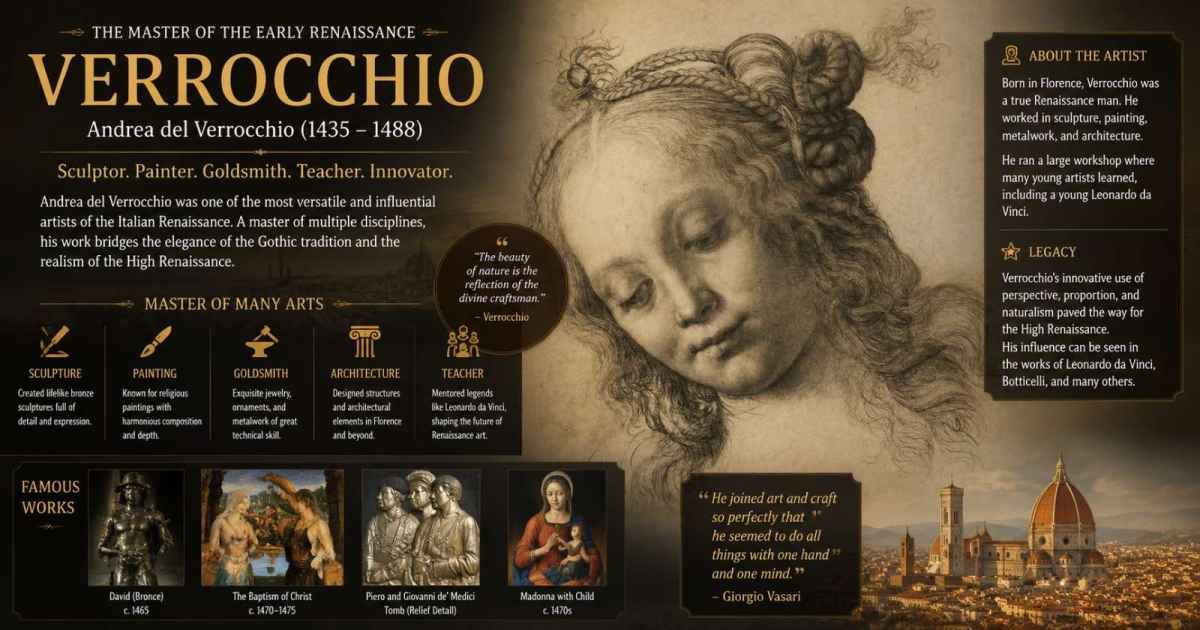 Andrea del Verrocchio: The Forgotten Master of the Italian Renaissance (2026 Guide)