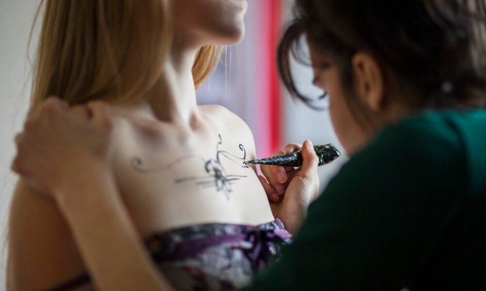 breast tattoos